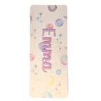 Bokmerke – personlig med navn (holografisk stjerneeffekt) | 6 x 15 cm