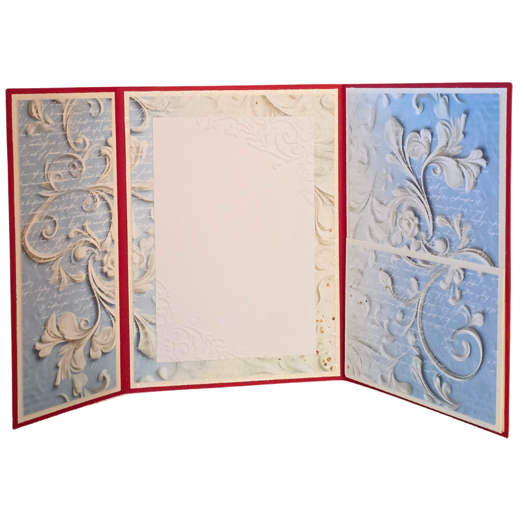 Avansert konfirmasjonskort med lomme til gavekort/penger – kan personaliseres med bilde av konfirmanten.