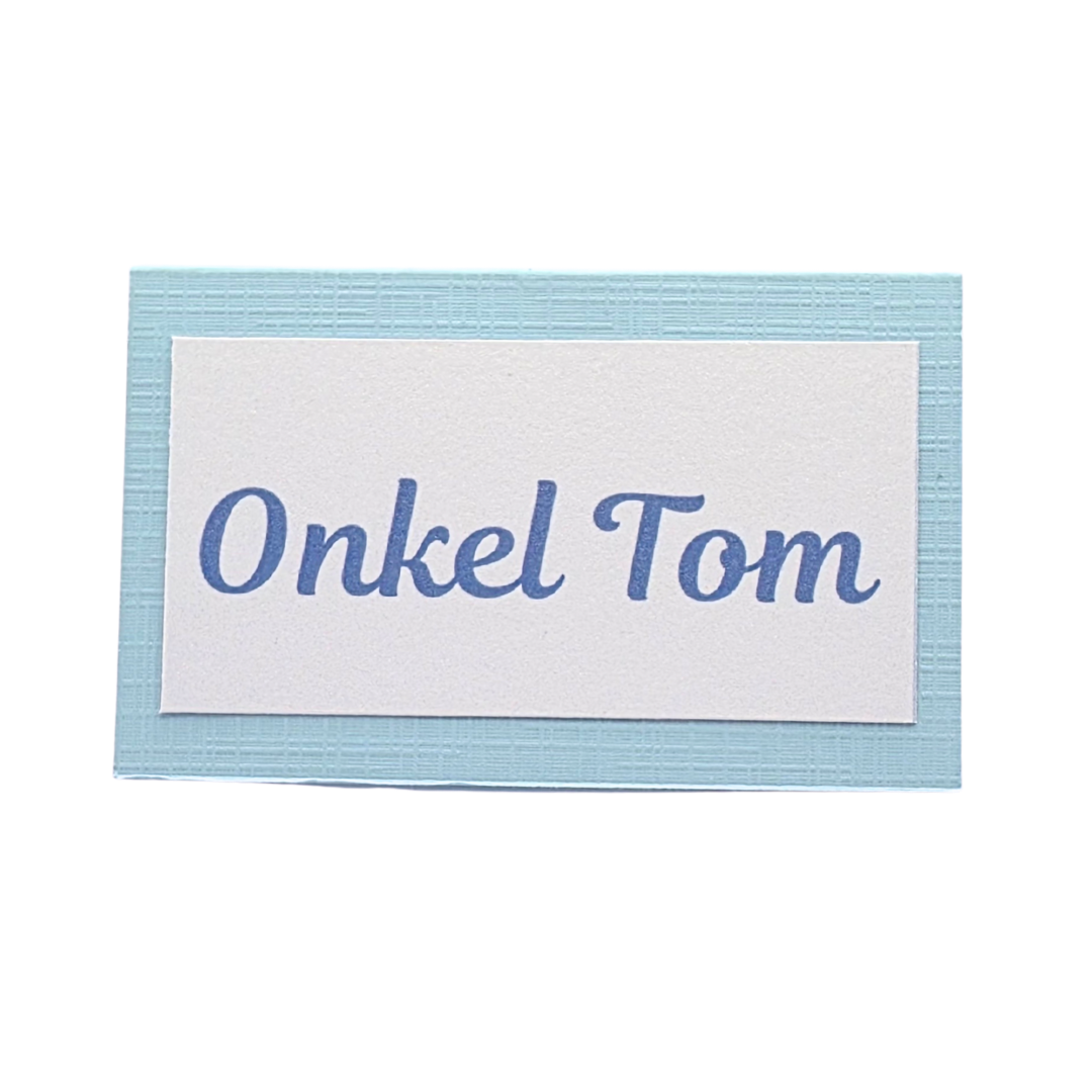 Bryllupspakke – Blå med perlemor