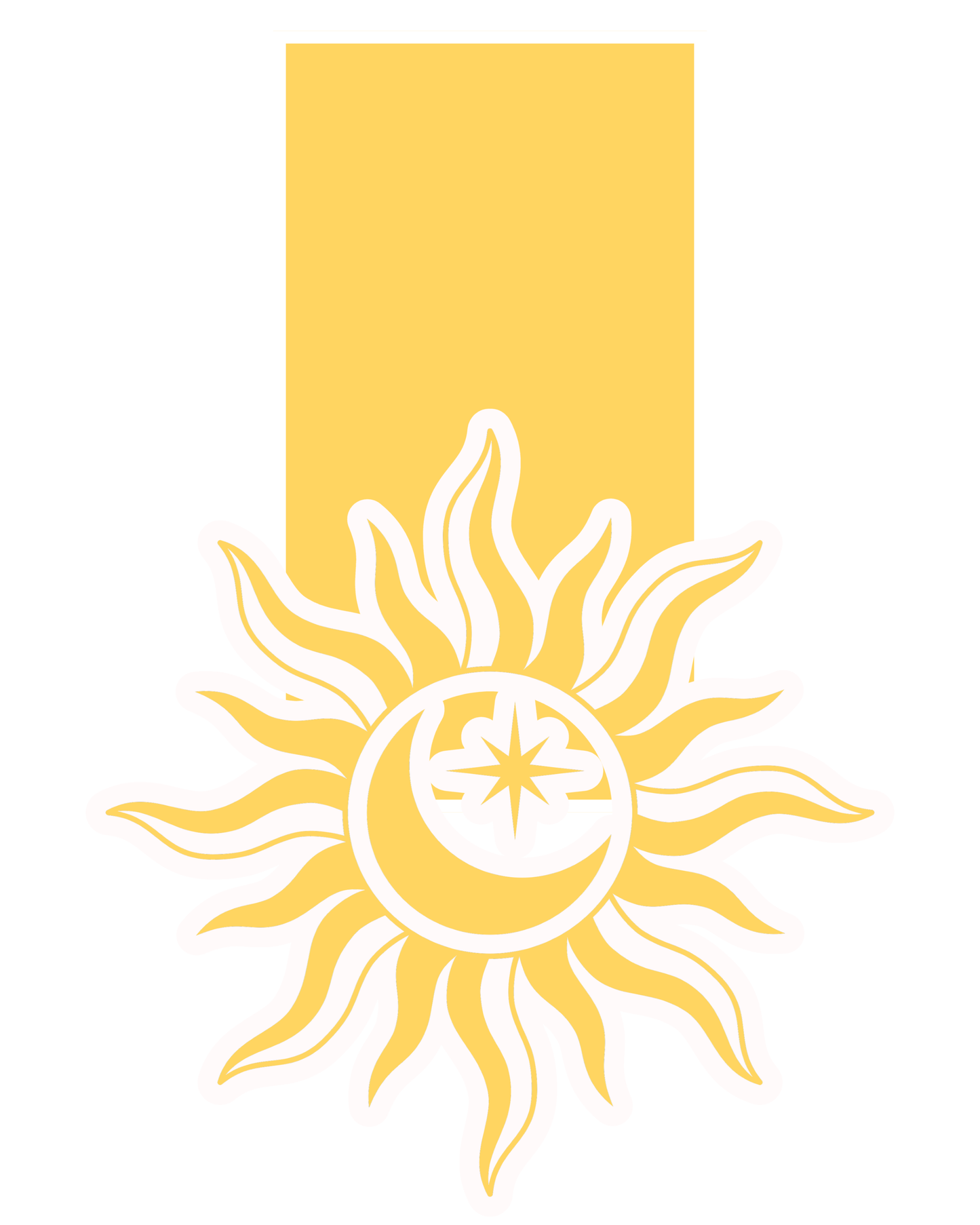 Magnetisk bokmerke – Sol & måne