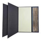 Håndlaget konfirmasjonskort – “Til Konfirmanten” (blå/sort med røde detaljer, moderne stil)