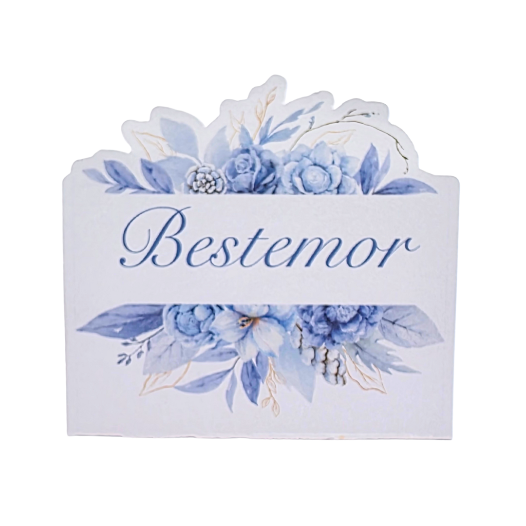 Bryllupspakke – Blå med perlemor