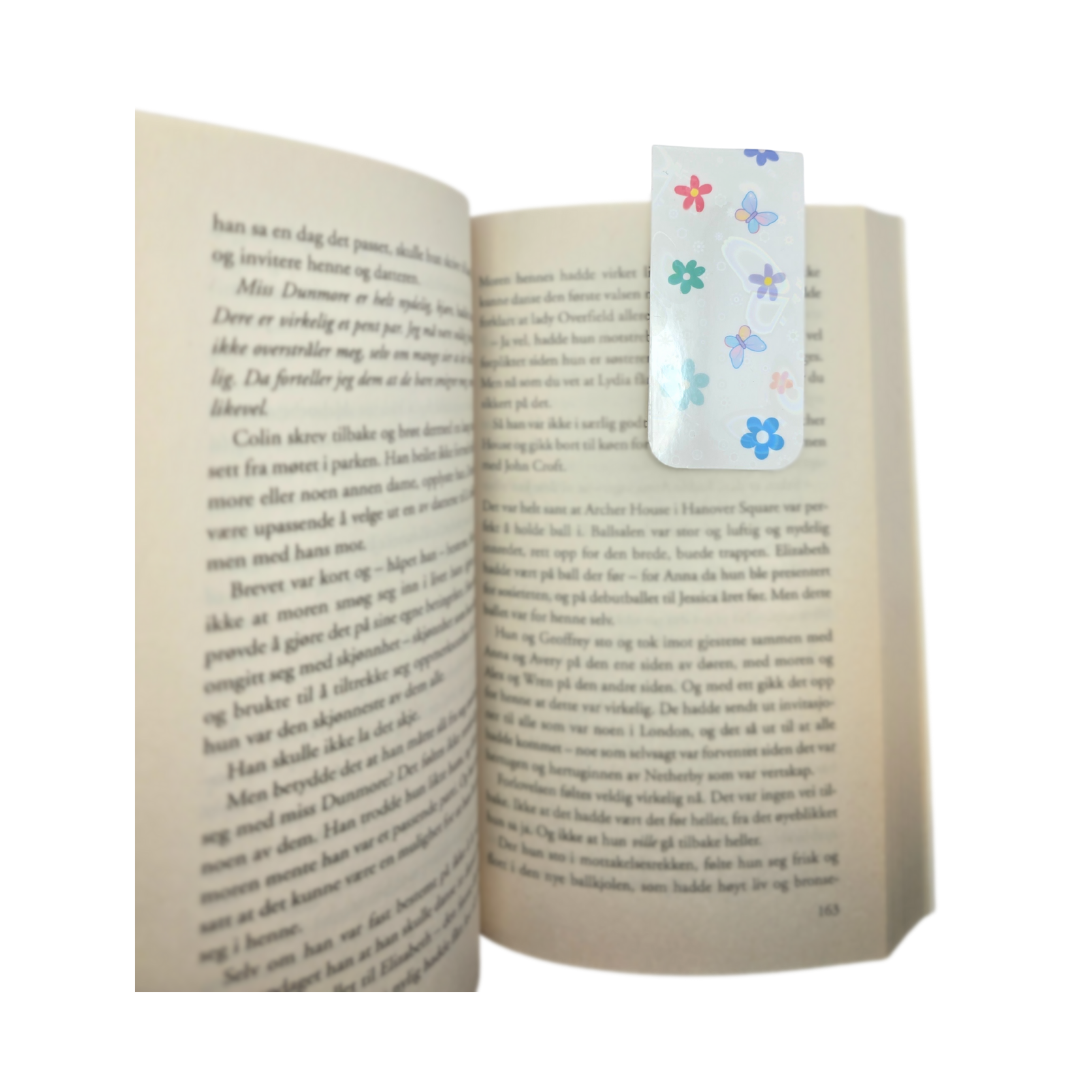 Bokmerkebundle - små magnetiske bokmerker