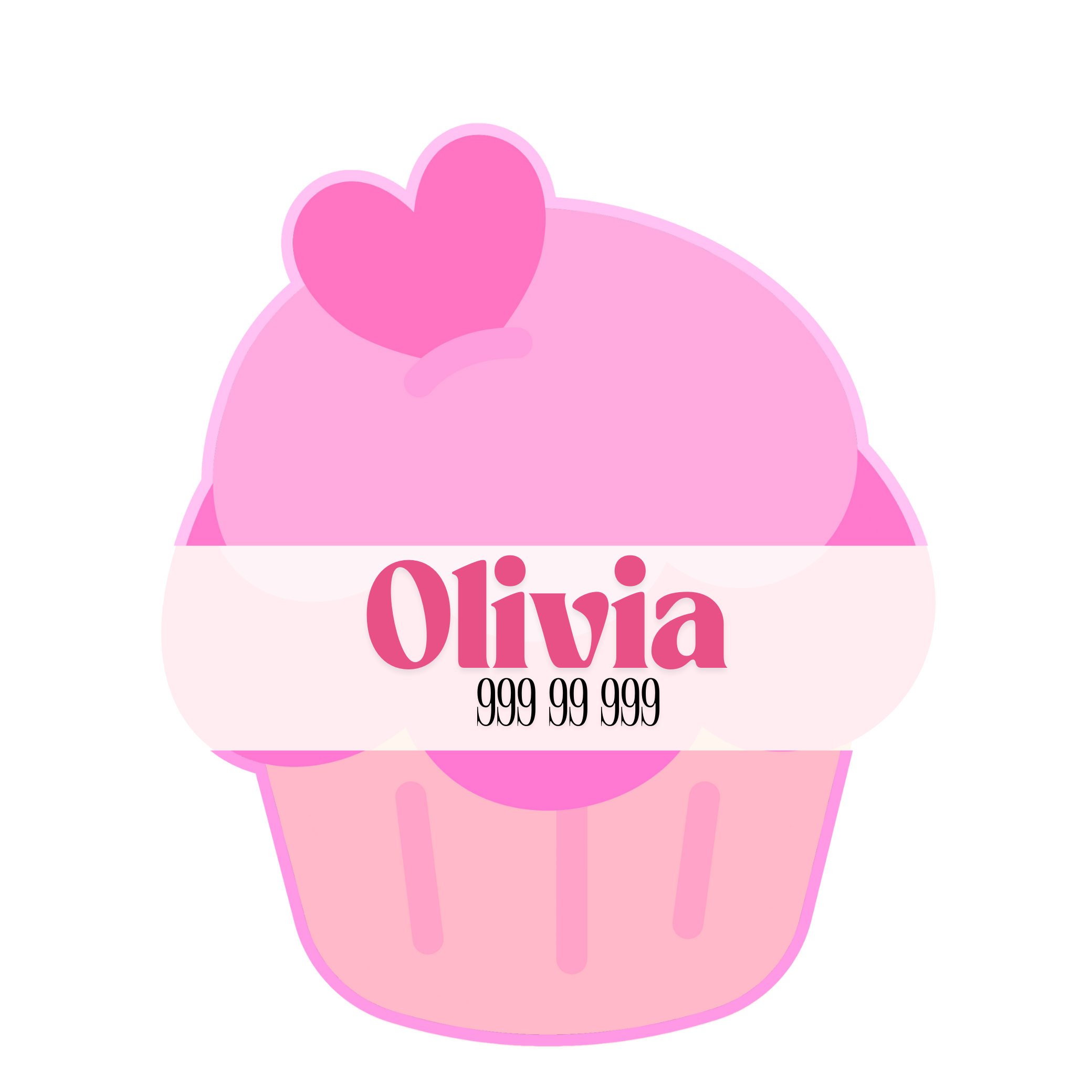 Personlige klistremerker til barn (med navn + tlf/klasse)