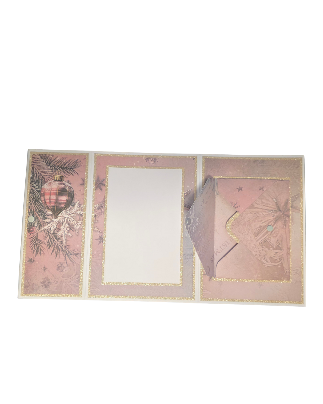 Julehilsen med gavekonvolutt