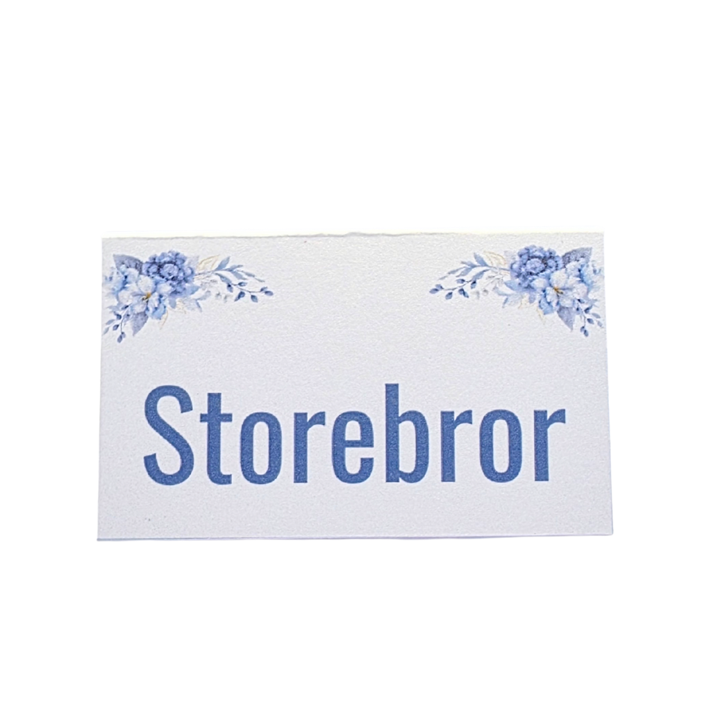 Bryllupspakke – Blå med perlemor