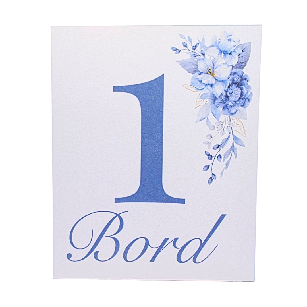 Bryllupspakke – Blå med perlemor