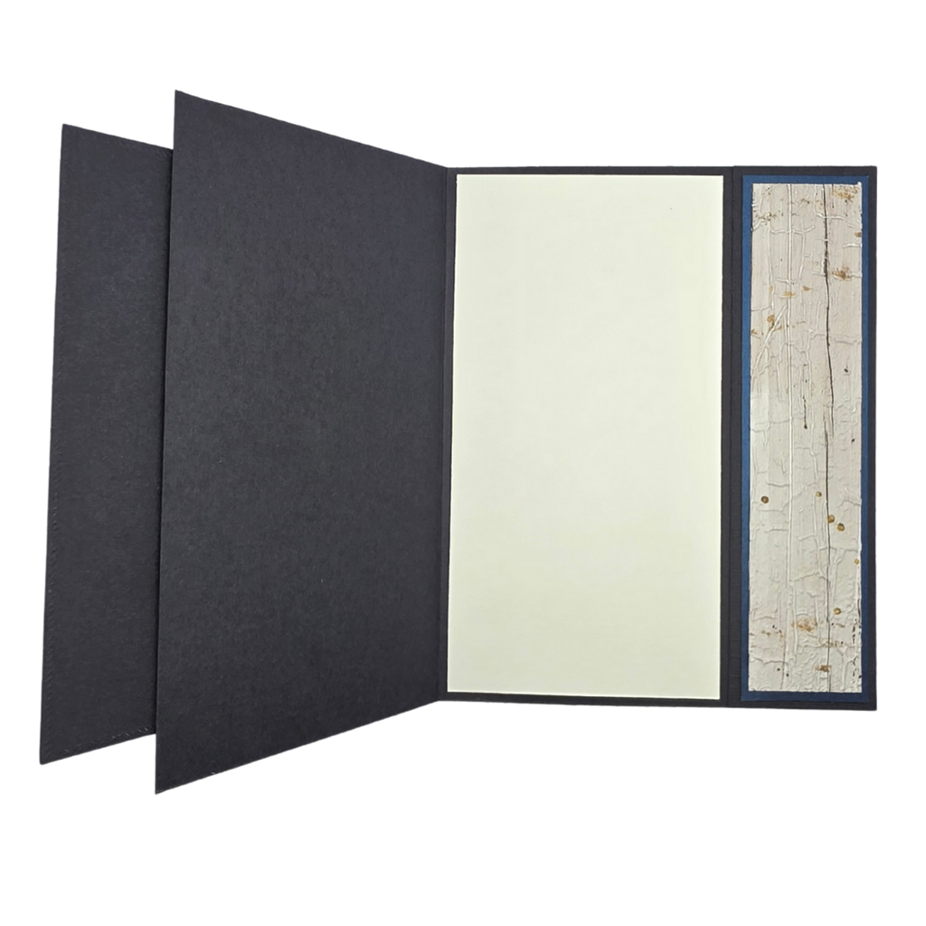 Håndlaget konfirmasjonskort – “Til Konfirmanten” (blå/grå, moderne stil)