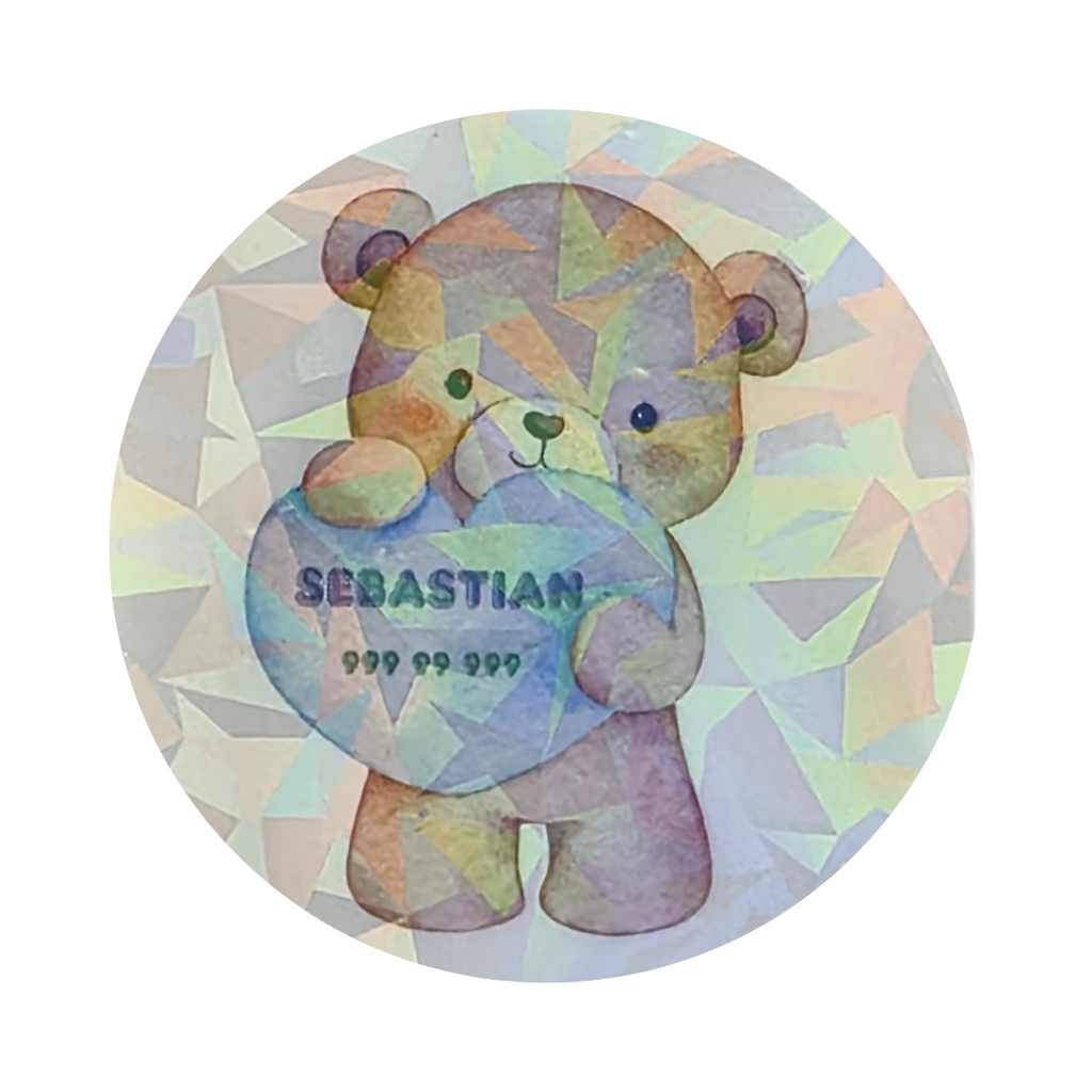 Personlige klistremerker til barn (med navn + tlf/klasse)