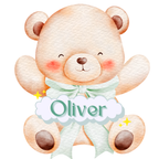 Personlige klistremerker til barn (med navn + tlf/klasse)