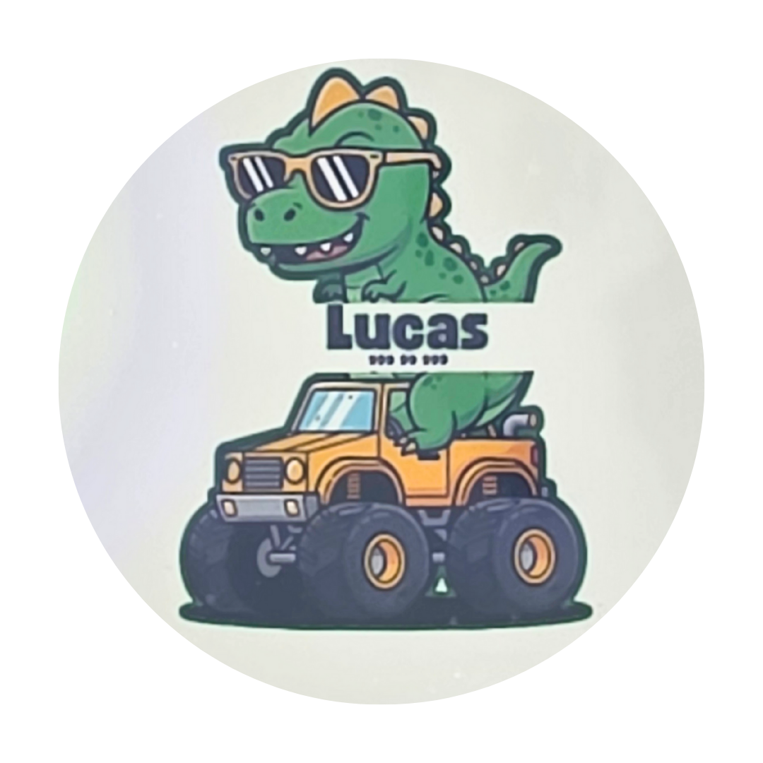 Personlige klistremerker til barn (med navn + tlf/klasse)