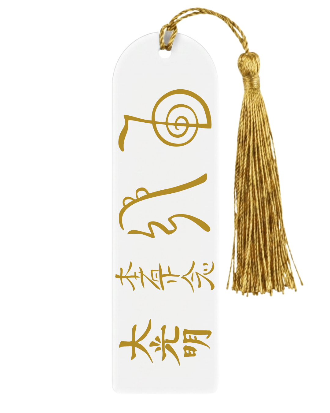 Reiki-inspirert bokmerke – gjennomsiktig akryl