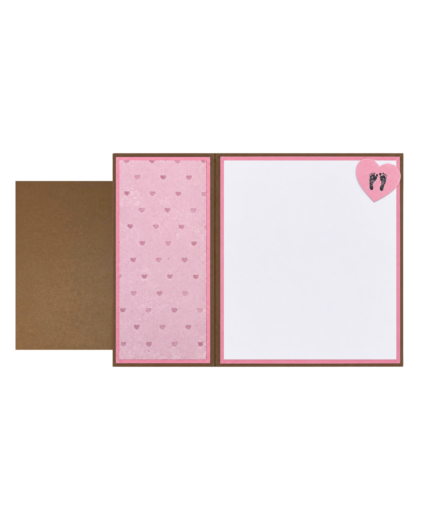 Teddybjørn Babykort – Rosa