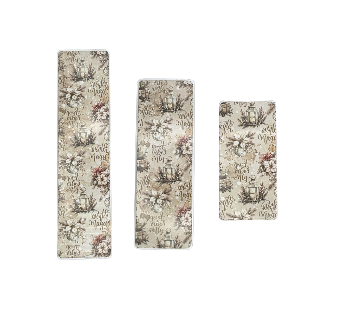 Winter Magic – bokmerkesett i tre størrelser