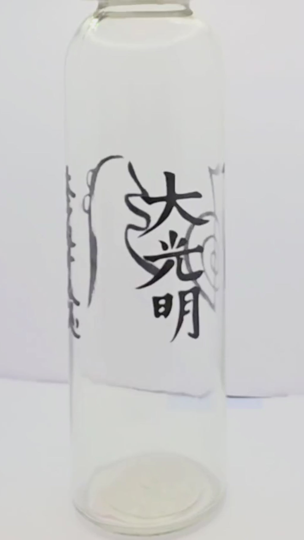 Reiki-flaske (0,5 L) – 4 reiki-symboler