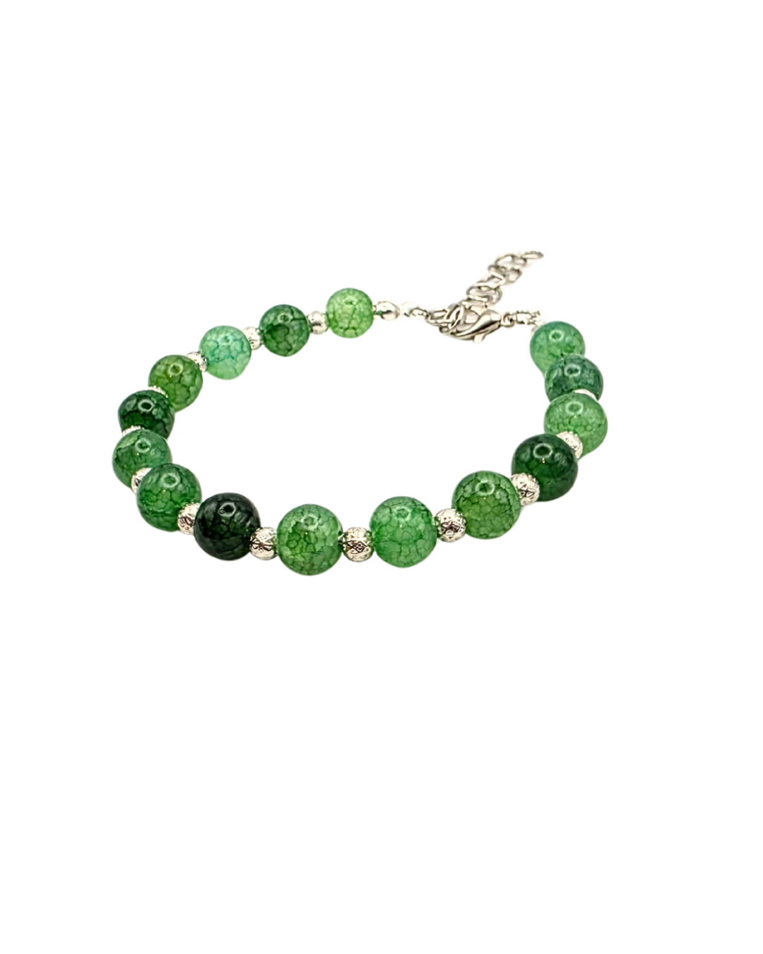 Unike, håndlagde armbånd i flere farger