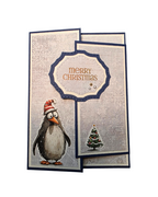 Julekort pingvin