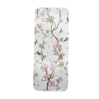 Rosa blomster og søte fugler