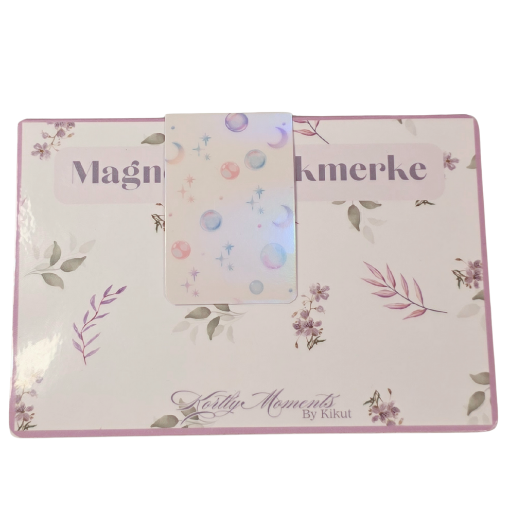 Magnetisk bokmerke – Pastellbobler